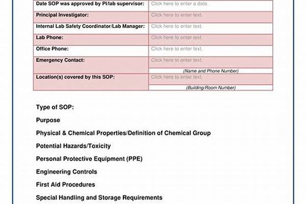 Standard Operating Procedures For Mariners