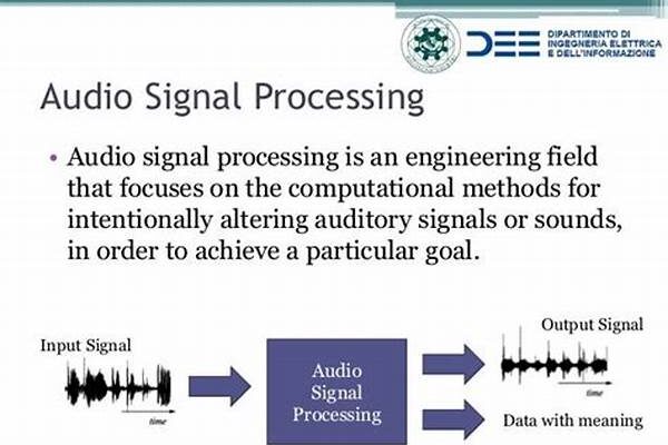Signal Processing For Audio Recognition