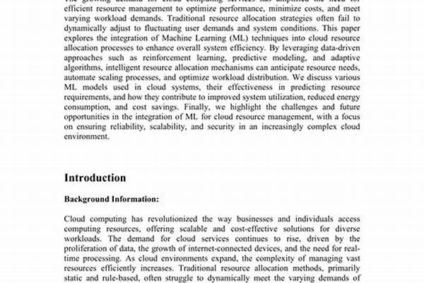 Enhancing Resource Usage Through Ml