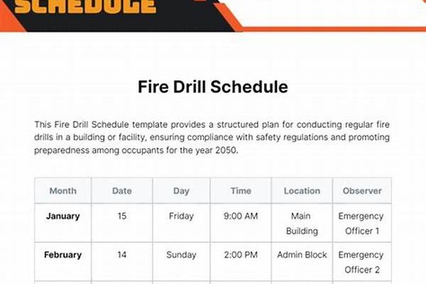 Fire Drill Schedule For Shipping Crew